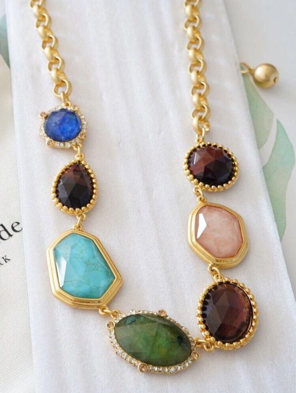Kate Spade Perfectly Imperfect Stone Station Necklace